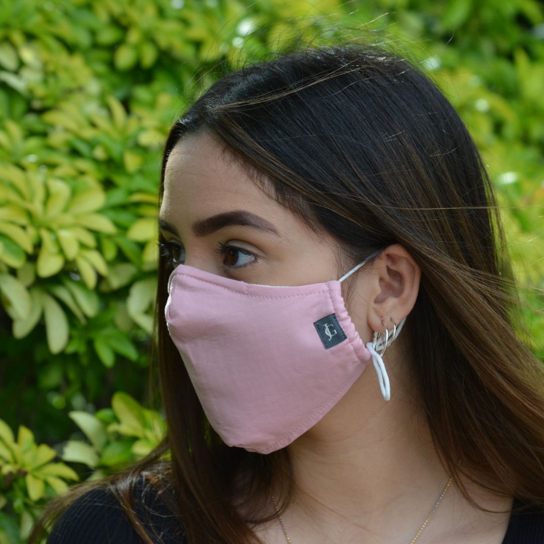Dusty Pink - Adults - Reusable Barrier Mask – JESSICA GRAAF