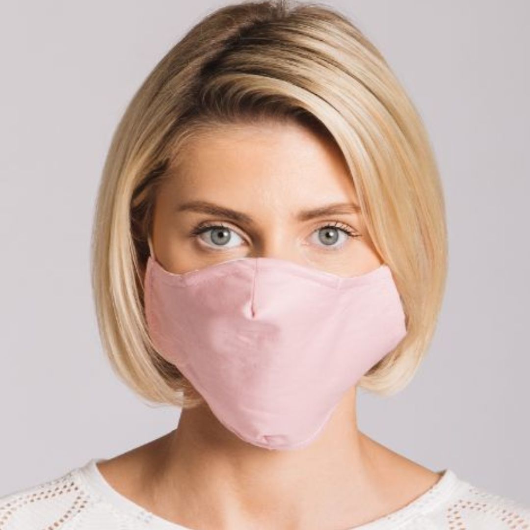 Dusty Pink - Adults - Reusable Barrier Mask – JESSICA GRAAF